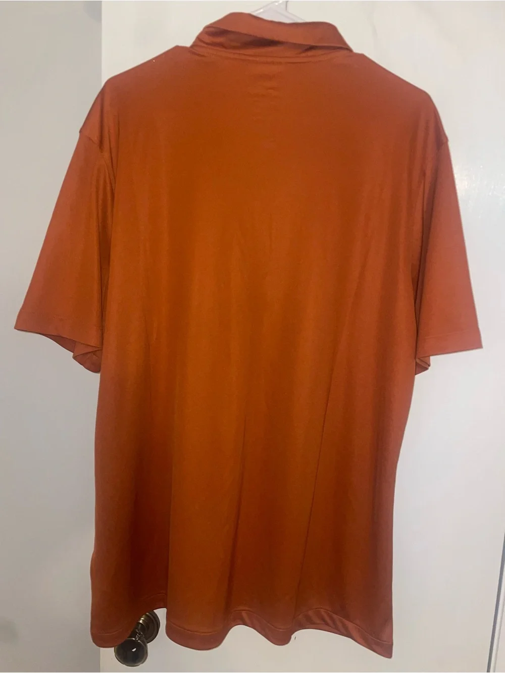 Nike Men’s Orange Dri-FIT Polo Shirt